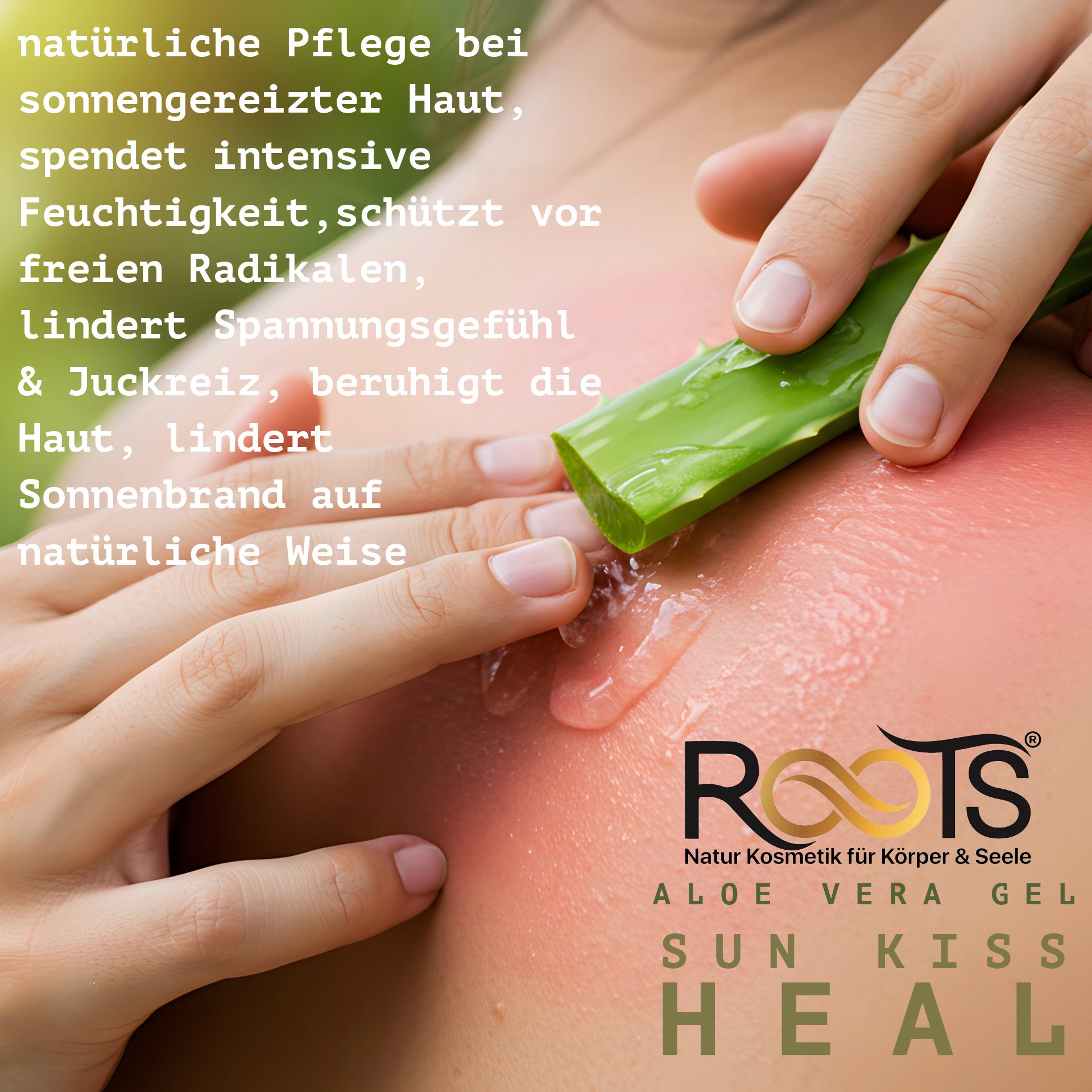 Sun Kiss Heal - Aloe Vera Gel – Bild 3