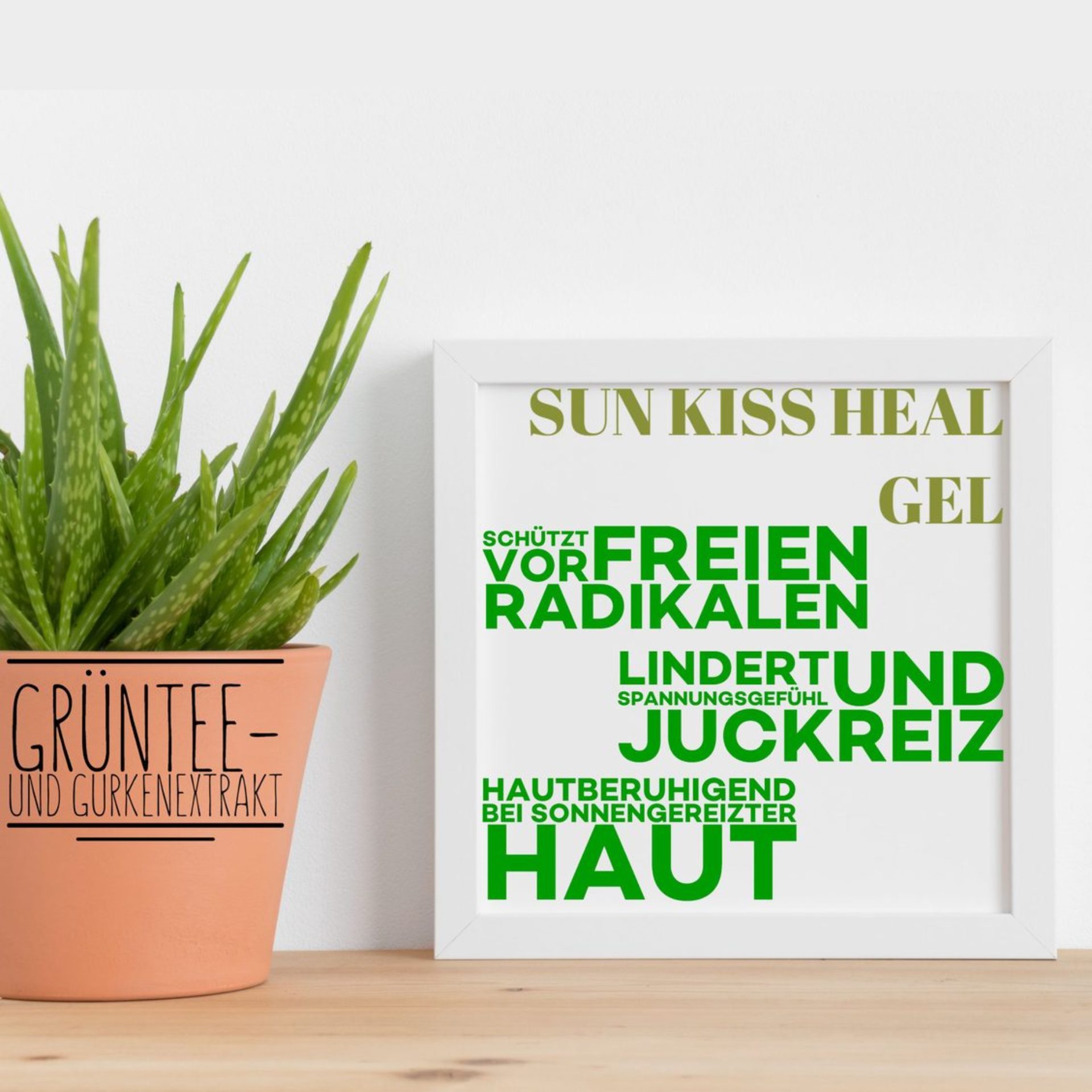 Sun Kiss Heal - Aloe Vera Gel – Bild 2